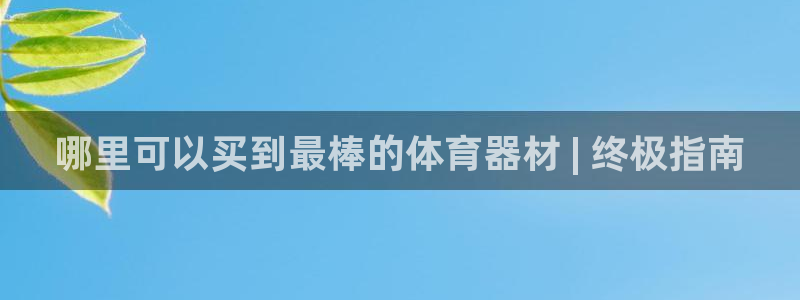 尊龙凯时法充十万返现多少：哪里可以买到最棒的体育器材